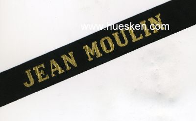 MÜTZENBAND 'Jean Moulin', baumwollfaden 71cm