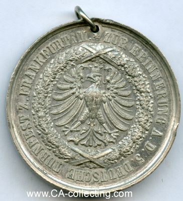 Foto 2 : FRANKFURT/MAIN. Medaille zum 5. Deutschen Turnfest 1880...
