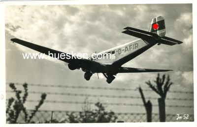 PHOTO-POSTKARTE 'Ju 52'.