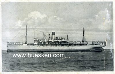 PHOTO-POSTKARTE 'Wohnschiff Tangganjjka', 1931 gelaufen,...