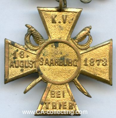 Foto 2 : SAARBURG BEI TRIER. Kreuz des Kriegerverein Saarburg bei...