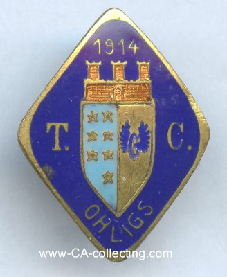 TENNIS-CLUB OHLIGS 1914. Vereinsabzeichen...