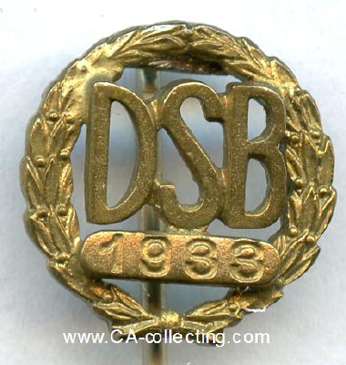 GOLDENE DSB-EHRENNADEL 1933 der Deutschen...