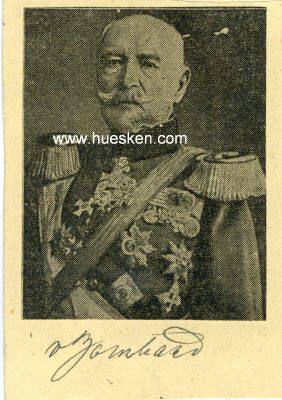BOMHARD, Theodor von. Bayerischer General der Artillerie,...