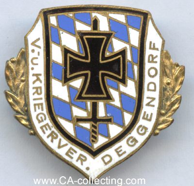 DEGGENDORF. Ehrenzeichen des Veteranen- und Kriegerverein...