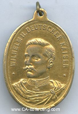 MEDAILLE 1888 zum Regierungsantritt Kaiser Wilhelm II....