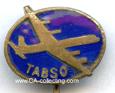 TABSO Fluggesellschaft. Abzeichen 1950er-Jahre. Bronze...