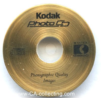 KODAK PHOTO CD. Firmenabzeichen 1990er-Jahre. Messing....