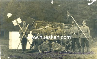 PHOTO 9x13cm: Gruppenaufnahme von preußischen...