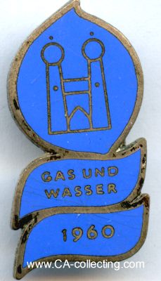 MÜNCHEN. Abzeichen 'Gas und Wasser 1960' des...