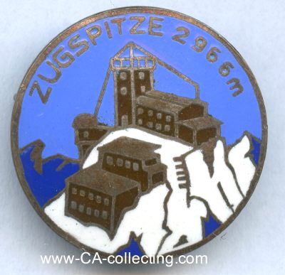ZUGSPITZE. Abzeichen 'Zugspitze 2966m' 1930er-Jahre....