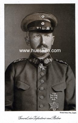 PHOTO-PORTRÄTPOSTKARTE General der Infanterie von...