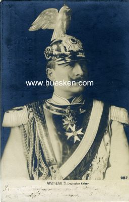 PHOTOPOSTKARTE Wilhelm II. Deutscher Kaiser