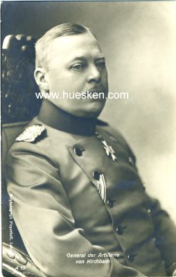 KIRCHBACH, Hans von. Sächsischer Generaloberst,...