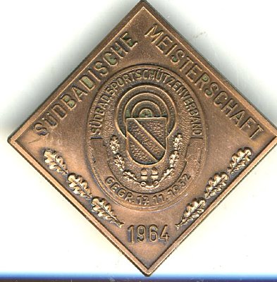 BADEN. Bronzene Ehrennadel 'Südbadische...