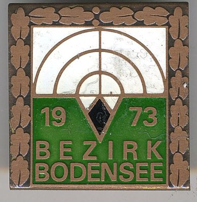 BODENSEE. Bronzene Ehrennadel 'Bezirk Bodensee 1973',...