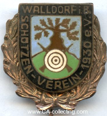 WALLDORF. Ehrennadel des Schützen-Verein Walldorf...