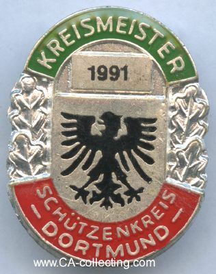 DORTMUND. Abzeichen 'Kreismeister 1991 -...