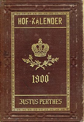 GOTHAISCHER GENEALOGISCHER HOFKALENDER 1900 nebst...