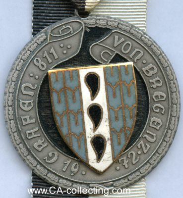 Foto 2 : FELDKIRCH. Medaille 'Grafen von Bregenz 1972' mit Spange...