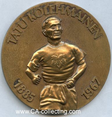 BRONZEMEDAILLE 'Tatu Kolehmainen 1885-1967 / Kaivopuiston...