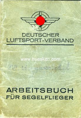 ARBEITSBUCH FÜR SEGELFLIEGER. Flieger-Ortsgruppe...