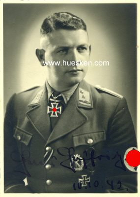 HOFFRITZ, Hans. Feldwebel im Infanterie-Regiment 286,...