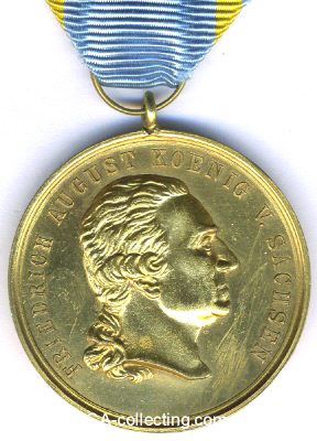 MILITÄR-ST.HEINRICH-ORDEN GOLDENE MEDAILLE. Bronze...
