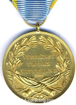 Photo 2 : MILITÄR-ST.HEINRICH-ORDEN. Goldene Medaille des...