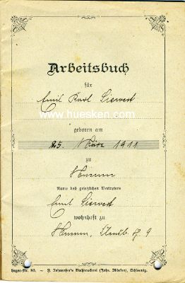HUSUM. Arbeitsbuch für den Lehrling Emil Karl...