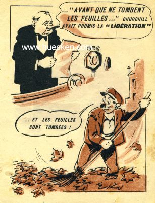 ALLIIERTES FLUGBLATT 1943 an die französische...