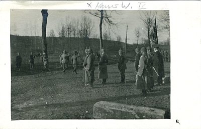 SCHNAPPSCHUSS-PHOTO 9x14cm: Kaiser Wilhelm II. im Felde.