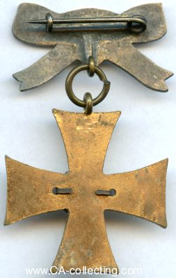 Foto 2 : FRANKFURT/MAIN. Vergoldetes Ehrenkreuz um 1900 des...