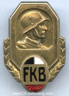 FRONTKRIEGERBUND (FKB). Mitgliedsabzeichen um 1928....