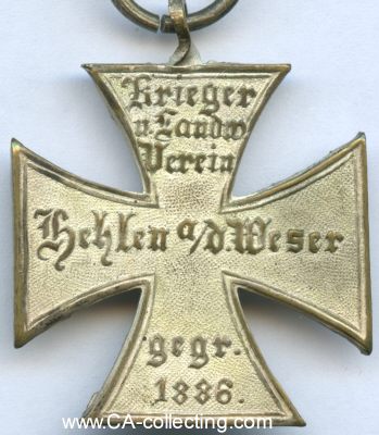 Foto 3 : HEHLEN a.d. WESER. Kreuz des Krieger- und Landwehr-Verein...