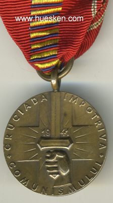 Photo 2 : MEDAILLE 1942 'KREUZZUG GEGEN DEN KOMMUNISMUS'. (Medalia...