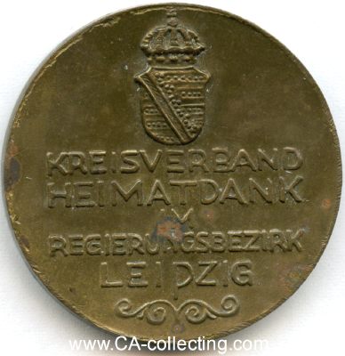 Foto 2 : LEIPZIG. Medaille 1917 des Kreisverbandes Heimatdank im...