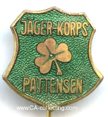 PATTENSEN. Abzeichen des Jäger-Korps Pattensen....