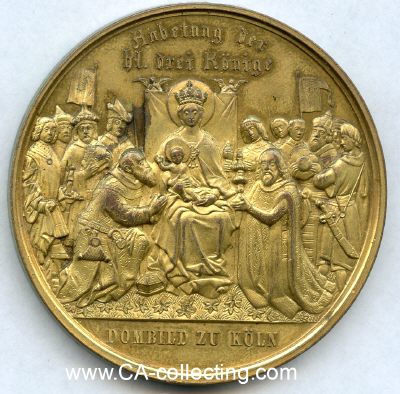 Photo 2 : KÖLN. Medaille 1880 (von Drentwett) auf die...
