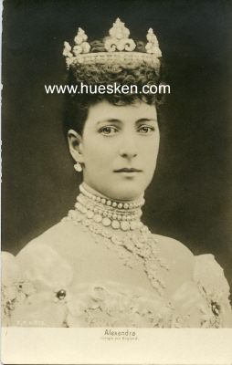 PHOTO-POSTKARTE Alexandra, Königin von England