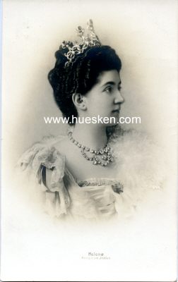 PHOTO-POSTKARTE Helene Königin von Italien.