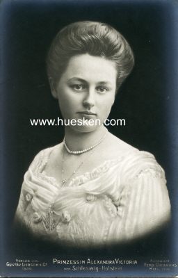 PHOTO-POSTKARTE Prinzessin Alexandra Victoria von...