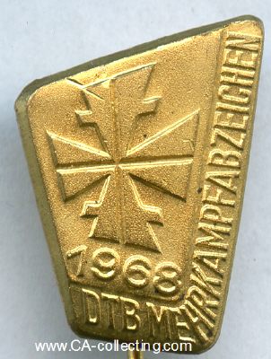 DEUTSCHER TURNERBUND (DTB). Mehrkampfabzeichen Gold 1968....