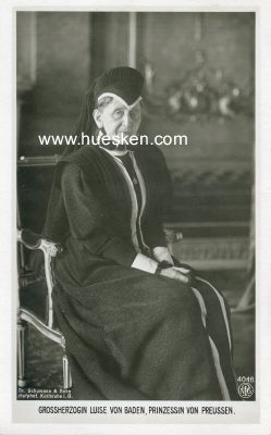 PHOTO-POSTKARTE Grossherzogin Luise von Baden, Prinzessin...