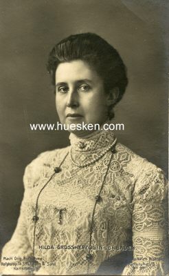 PHOTO-POSTKARTE Hilda, Grossherzogin von Baden
