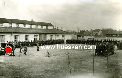 PHOTO 9x14cm: Appel auf Kasernenhof.