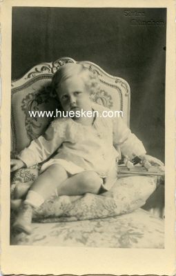 STUDIO-PHOTO 14x9cm: Prinz Albrecht 'Dedo' um 1923 als...