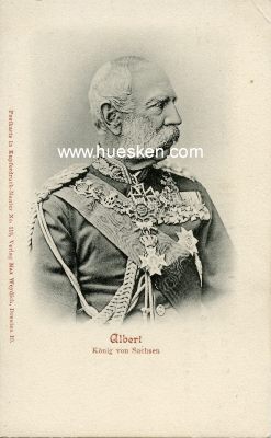 PHOTO-POSTKARTE Albert König von Sachsen