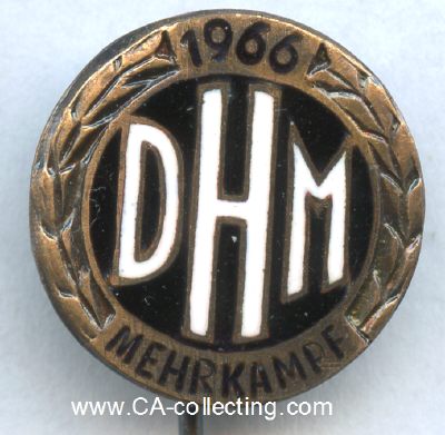 DHM-SIEGERNADEL 1966 'MEHRKAMPF' der Deutschen...