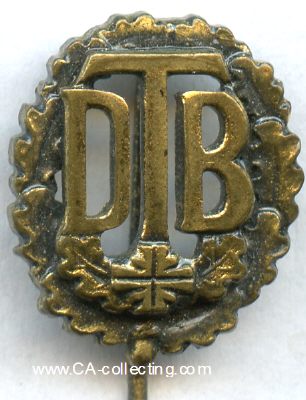 DEUTSCHER TURNERBUND (DTB). Bronzene Ehrennadel für...